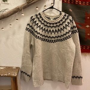 LL bean chunky sweater